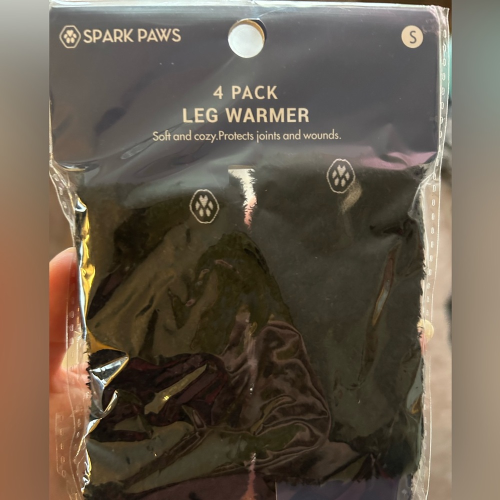 Spark Paws leg warmers in S